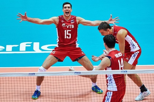 Российские волейболисты победили сборную Болгарии