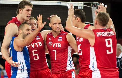 Российские волейболисты победили сборную Финляндии