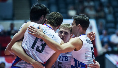 На старте ЧЕ-2015 по волейболу Россия побеждает Финляндию