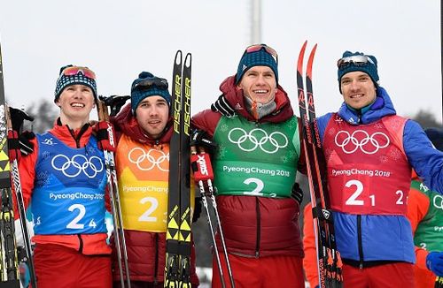 Россия — серебряный призёр в мужской лыжной эстафете!